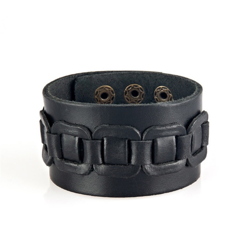 Men’s Unisex Dont Tread On Me - Black Bracelet